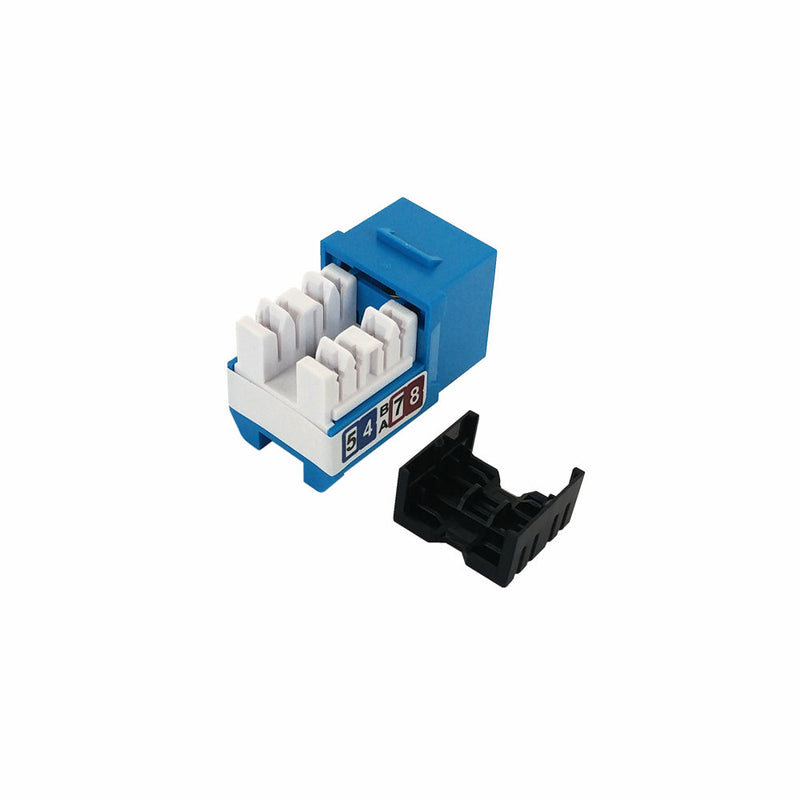 RJ45 Cat6 Slim Profile Jack, 110 Punch-Down