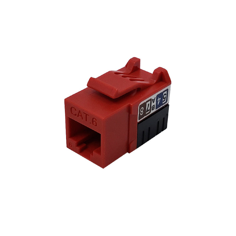 RJ45 Cat6 Slim Profile Jack, 110 Punch-Down