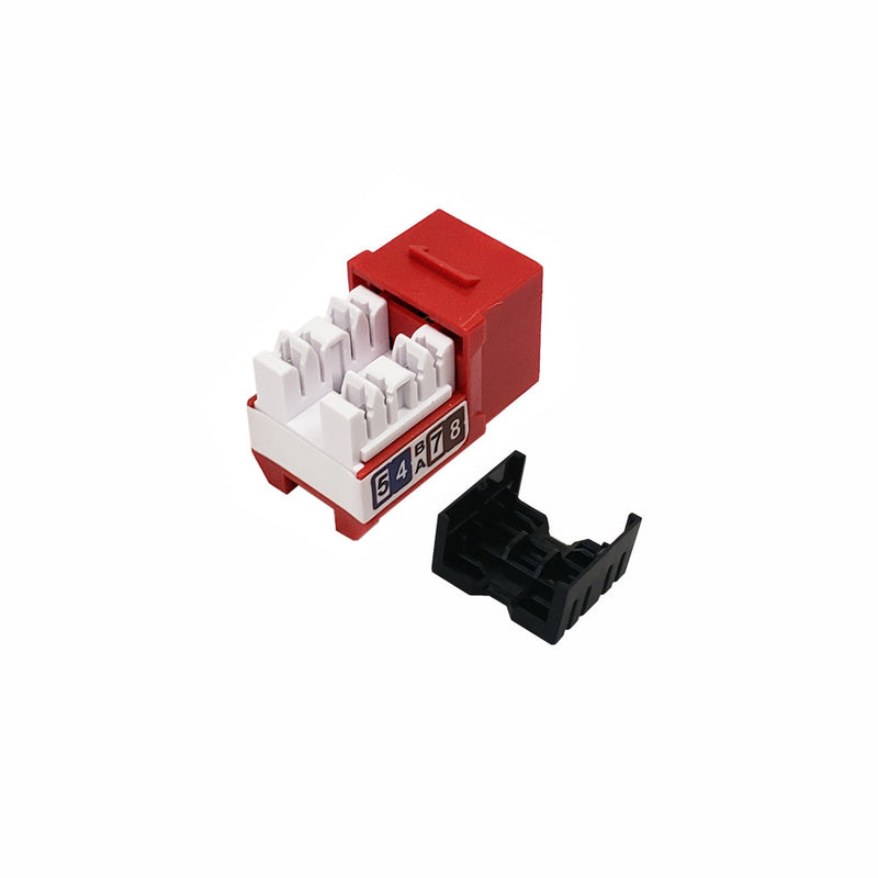 RJ45 Cat6 Slim Profile Jack, 110 Punch-Down