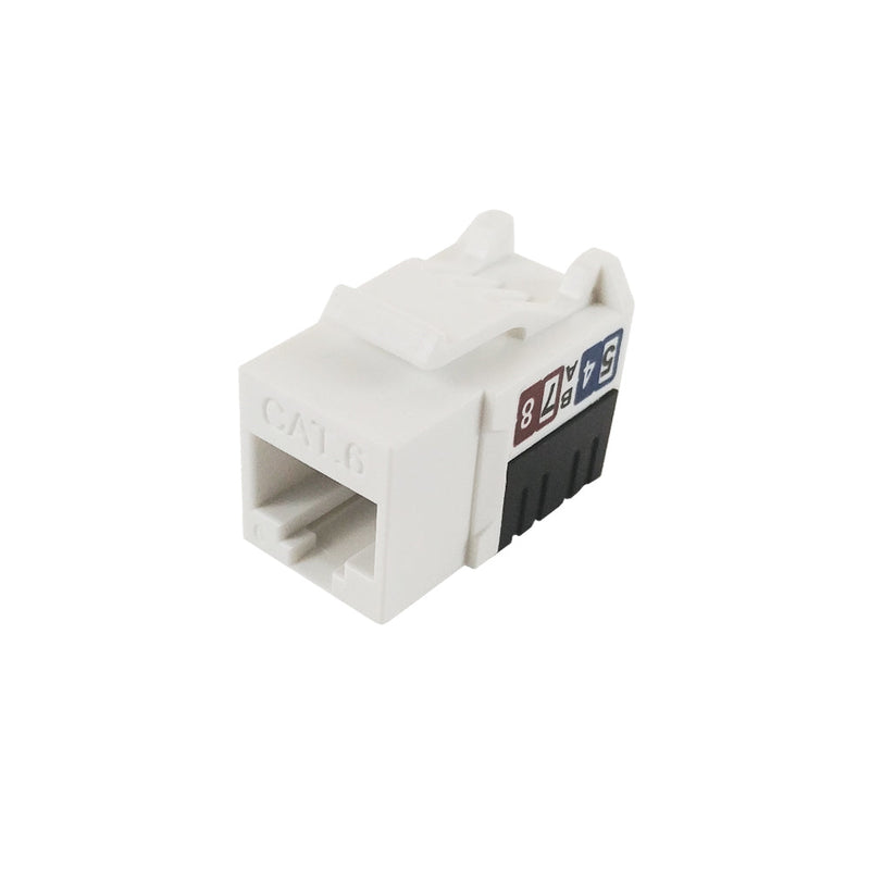 RJ45 Cat6 Slim Profile Jack, 110 Punch-Down