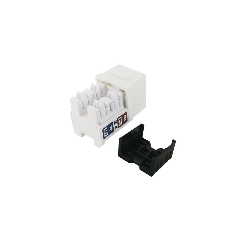 RJ45 Cat6 Slim Profile Jack, 110 Punch-Down