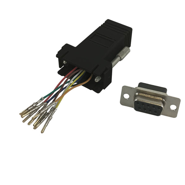 RJ45 to DB9 Female Modular Adapter