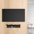 Wall or TV Mount Rear Storage Shelf - Black