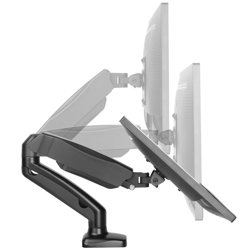 Desktop Display Mount, Full Motion, Dual Screen, VESA 100x100 (13-27 inch)