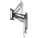 TV Fireplace Mantel Wall Mount Bracket for Flat and Curved LCD/LEDs - Tilt, Swivel and Vertical - Fits Sizes 43 to 70 inches - Maximum VESA 600x400