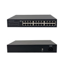 24-Port 10/100/1000Mbps Gigabit Ethernet Network Switch - Desktop/Wall Mount/Rack Mount - Unmanaged - 1U - 48Gbps Total Bandwidth