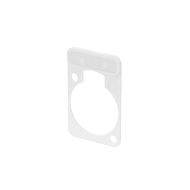 Neutrik D-Series Labelling Plate - White