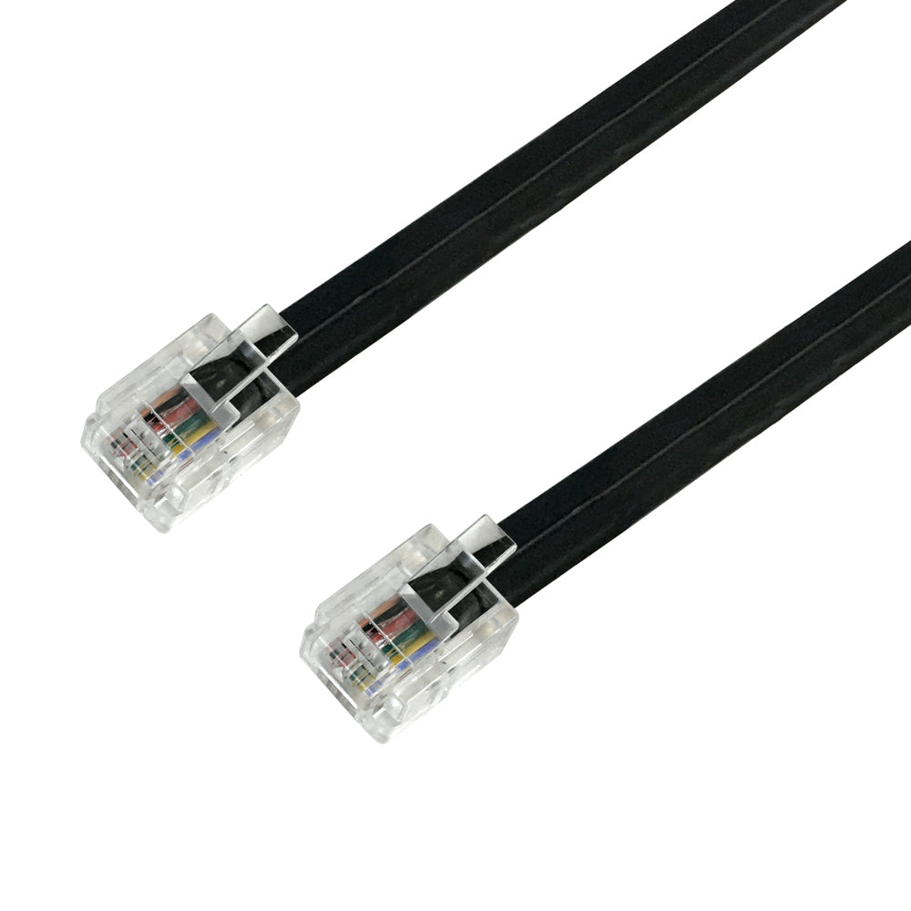 Custom Rj12 Cable Premium Phantom Cables RJ12 Modular Data Cable Straight Through 6P6C