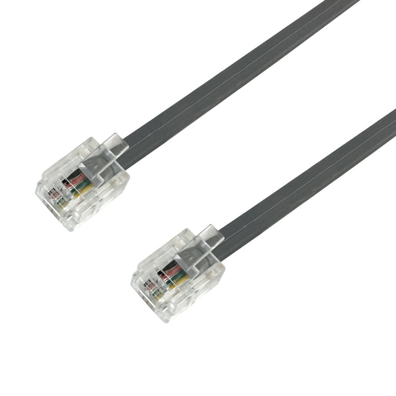 RJ11 Modular Telephone Cable Cross-Wired 6P4C