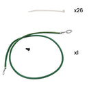24-port Keystone Patch Panel - 19 inch Rackmount 1U - High Density with Cable Manager - Shielded - Unloaded