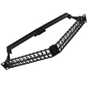 48-port Shielded Angled Keystone Patch Panel - 19 inch Rackmount 1U with Cable Manager - Unloaded