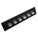 Loaded Adapter Panel with 6x Duplex LC/PC Multimode (Non-LGX) - Black