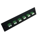 Loaded Adapter Panel with 6x Duplex LC/APC Singlemode (Non-LGX) - Black