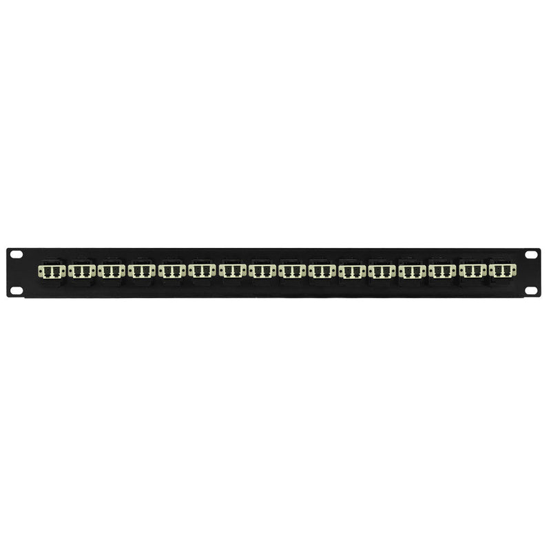 16 Port LC/LC Multimode 62.5u Duplex Patch Panel - 19" Rackmount 1U