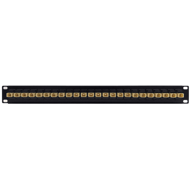 24 Port SC/SC Multimode 62.5u Simplex Patch Panel - 19" Rackmount 1U