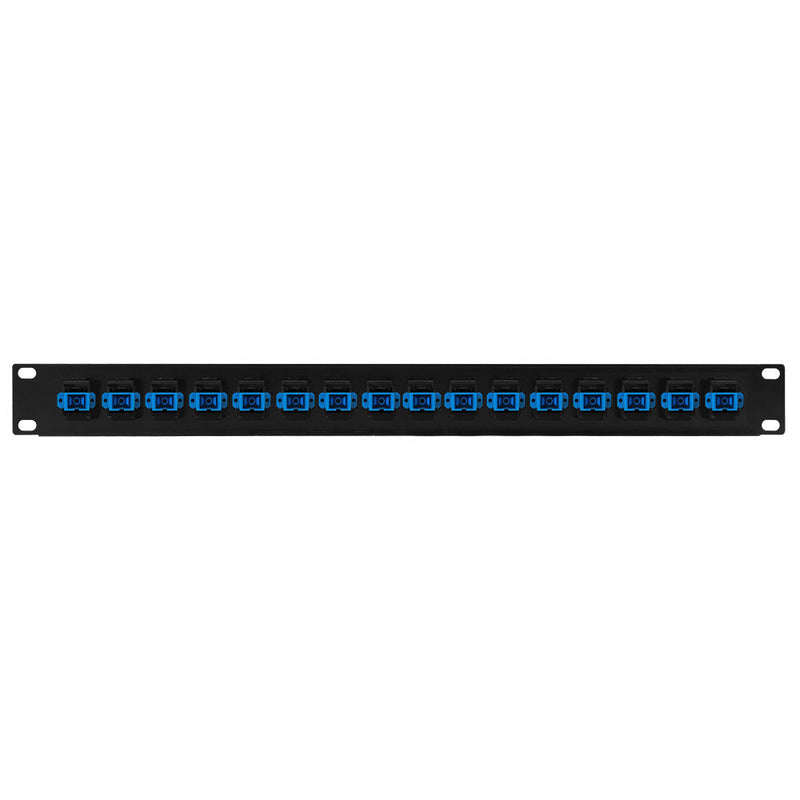 16 Port SC/SC Singlemode 9u Simplex Patch Panel - 19" Rackmount 1U