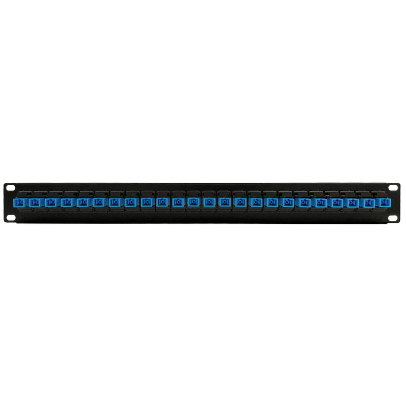 24 Port SC/SC Singlemode 9u Simplex Patch Panel - 19" Rackmount 1U