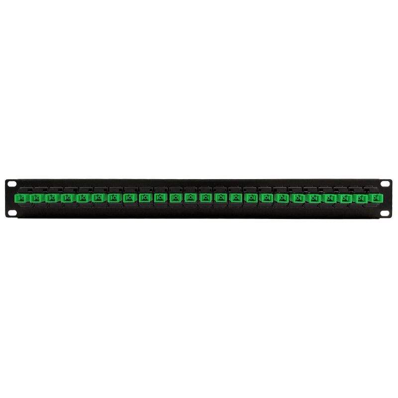 24 Port SC/SC APC Singlemode 9u Simplex Patch Panel - 19" Rackmount 1U