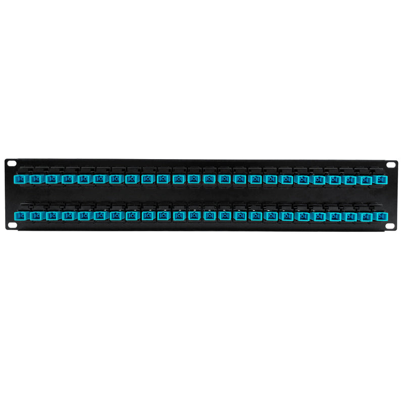 48 Port SC/SC Multimode 50u OM3/4 Simplex Patch Panel - 19" Rackmount 2U