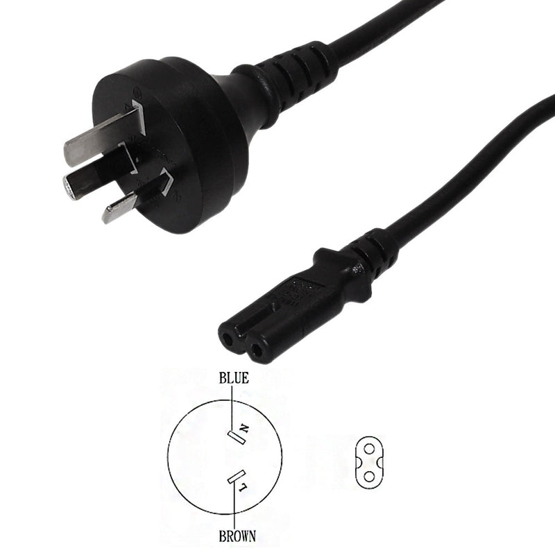 AS3112 Australia to C7 Power Cord