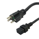 Hospital Grade 6-20P to C19 Power Cable - 12AWG - SJT (20A/250V)