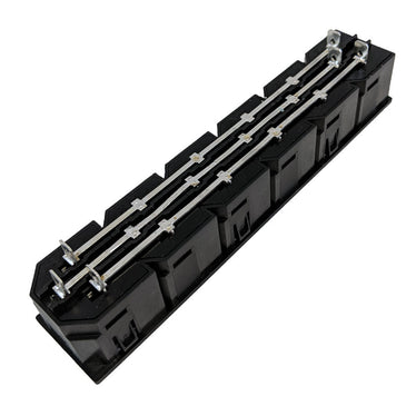 C13 Locking Receptacle - 6 Tier - 6.3mm Terminal, 1.5mm Panel Thicknes