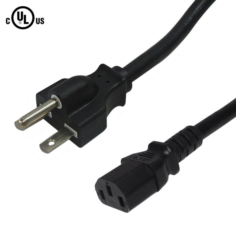 NEMA 6-15P to IEC C13 Power Cable - SJT