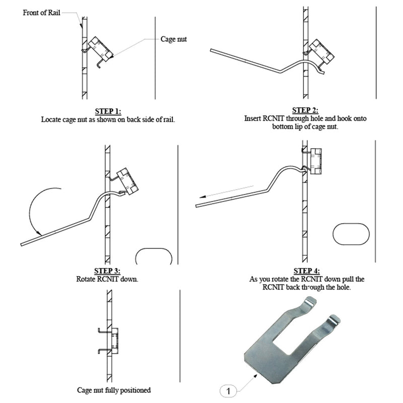 Cage Nut Insertion Tool