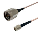 Premium Phantom Cables RG316 N-Type Male to SMA Male Cable