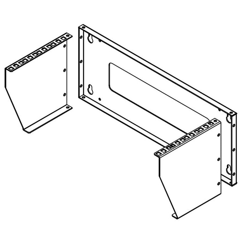 Vertical Wall Mount Rack 4U