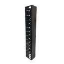 Vertical Cable Manager for 26U Relay Rack - Front Facing