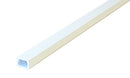 Perplas 6ft Raceway Cable Concealer with Adhesive Tape Type-2 1 1/4 inch x 5/8 inch - White