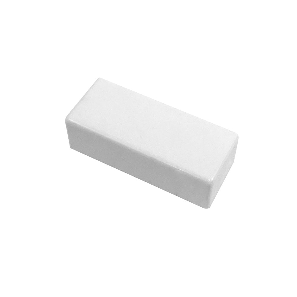 End Cap for 50mm x 20mm Raceway - White