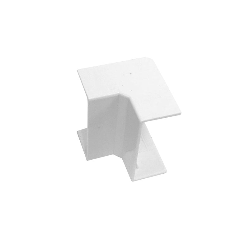 Inside Corner for 50mm x 20mm Raceway - White