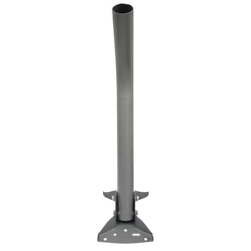 24 inch Heavy Duty J-Pipe Mount Mast Powder Coat - Grey