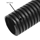 550ft 3/4 inch Corrugated Black Split Loom
