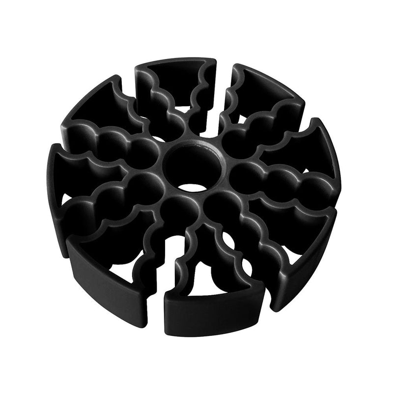 Cable Comb Organizer for CAT Cables Diameter 5.1mm to 7.5mm - Black