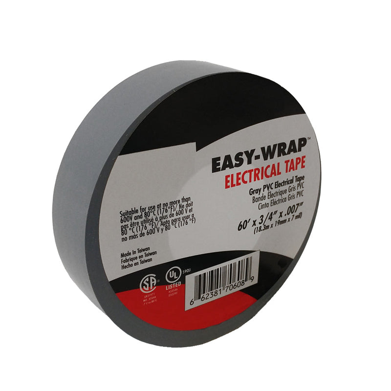 Electrical Tape 7mil 3/4 Wide 60ft Roll