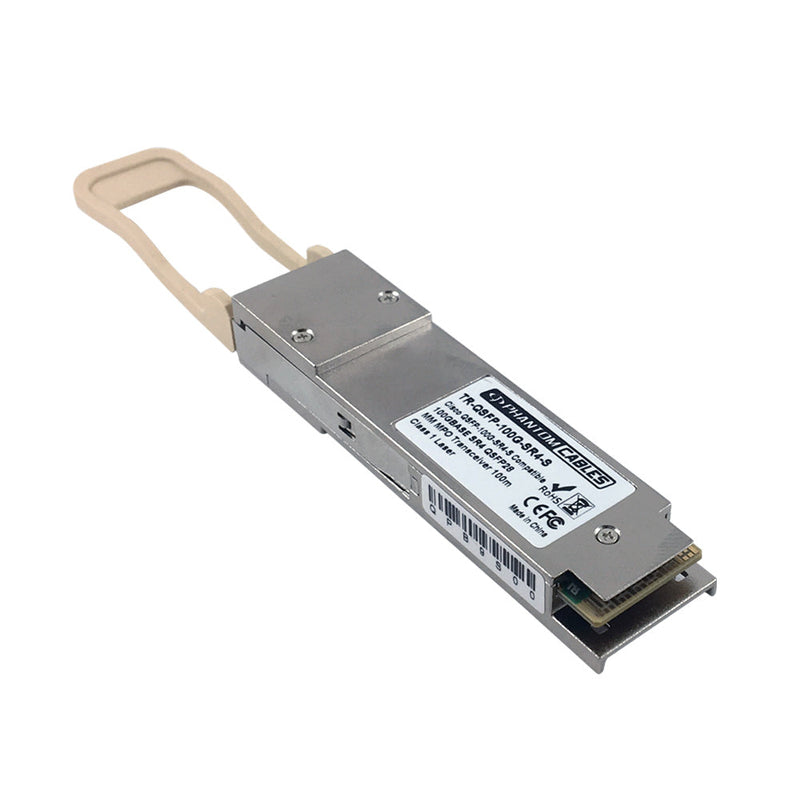 Cisco® QSFP-100G-SR4-S Compatible 100GBASE SR4 QSFP28 MM MPO Transceiver, 100m