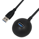 6ft USB 3.0 A Male to A Female Desktop Extension Cable - Black