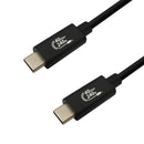 USB4 Type-C Male to Type-C Male Cable 240W ERP - USB-IF Certified - Black