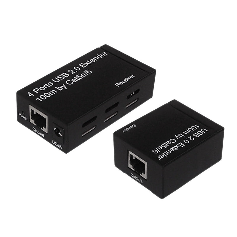 USB 2.0 extender over Cat5e/Cat6 100M