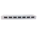 7-Port USB 2.0 Hub - White