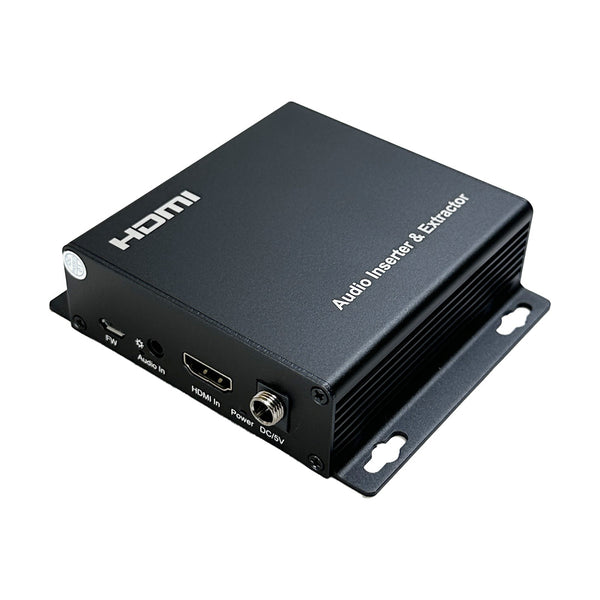 Audio Extractor/Inserter - HDMI 2.0 + Digital or Analog Audio