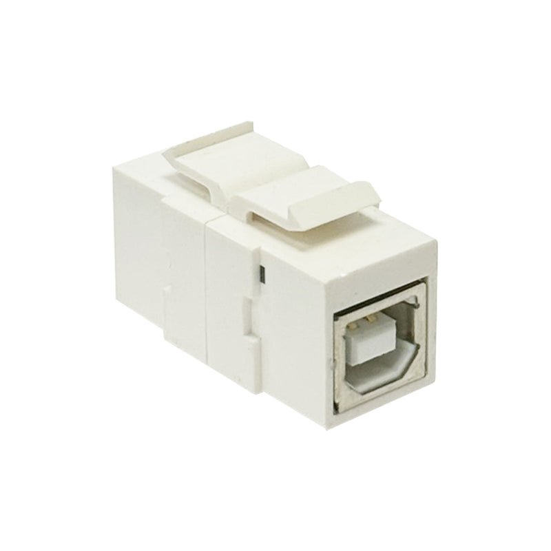 USB 2.0 B/B Keystone Wall Plate Insert