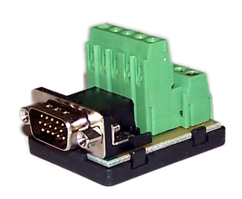 VGA Male Screw Terminal Connector