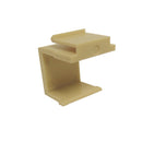 Blank Keystone Wall Plate Insert - Ivory