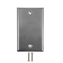 Single Gang - Blank - Stainless Steel Wall Plate