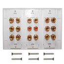 8.2 Surround Sound Wall Plate Kit - White