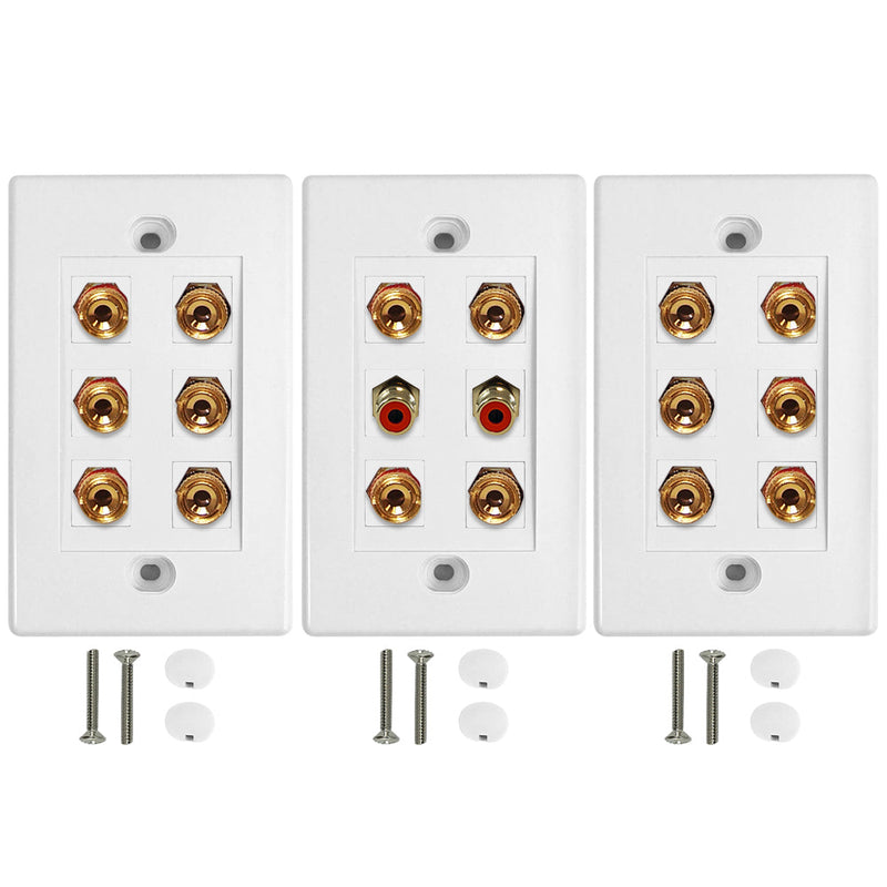 8.2 Surround Sound Wall Plate Kit